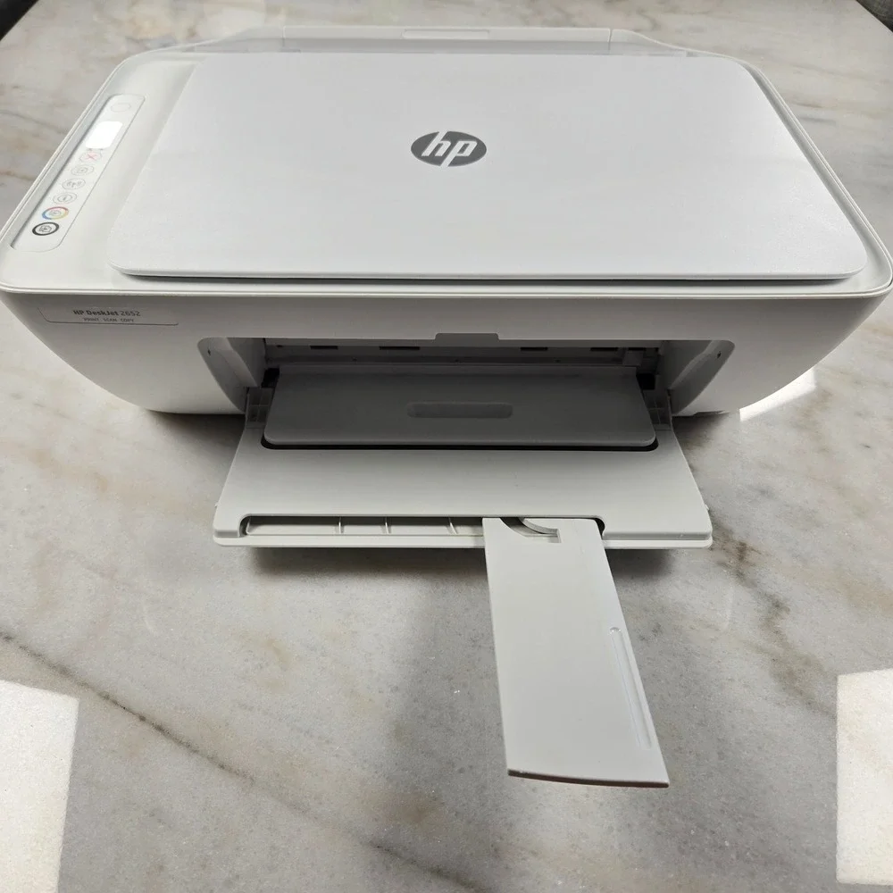 HP DeskJet 2652 All-in-One Printer White Wireless Print Scan Copy Office Tech